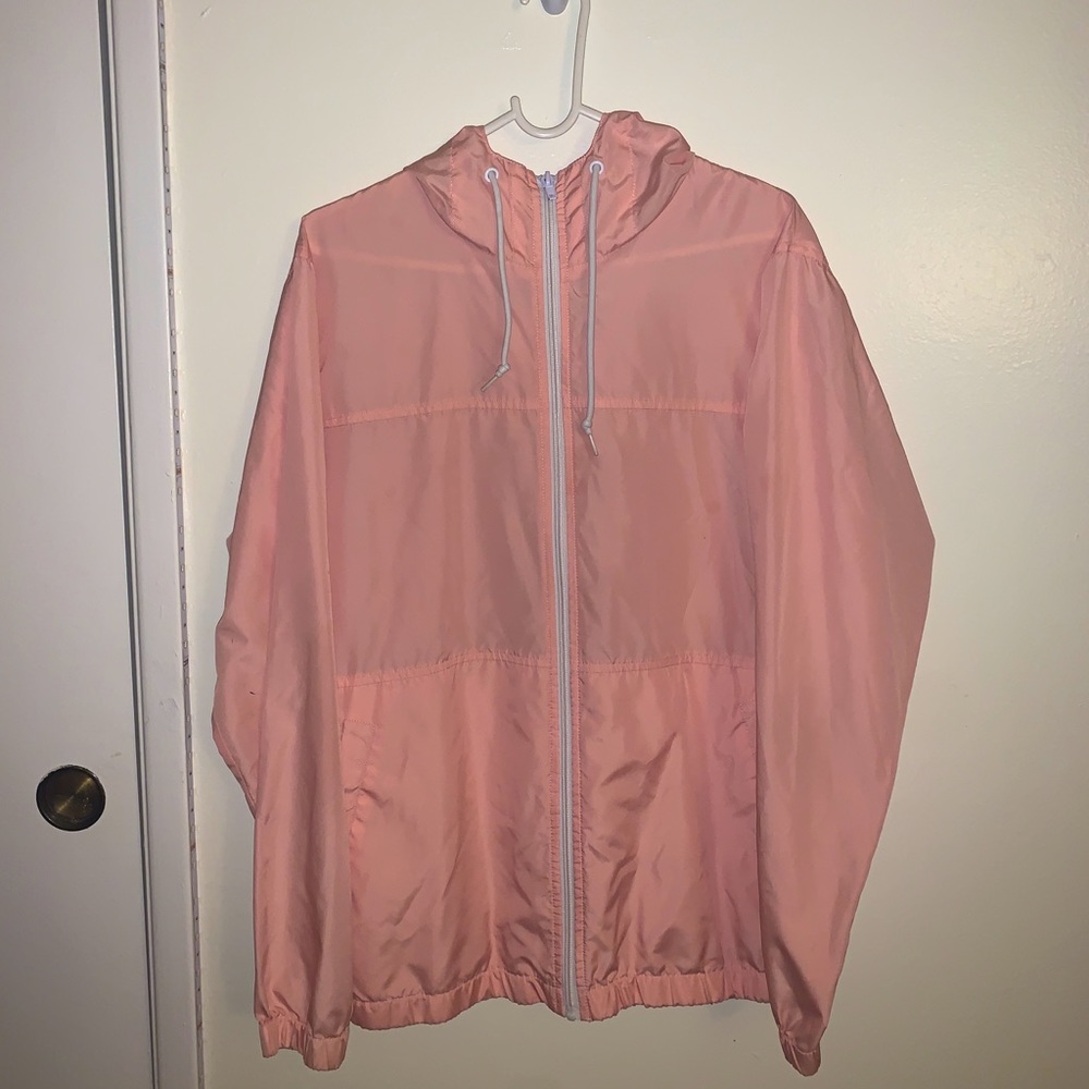 light pink windbreaker